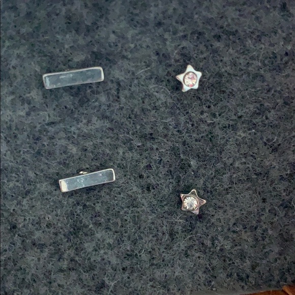 Set of 3 Silver Earrings - Picture 3 of 10